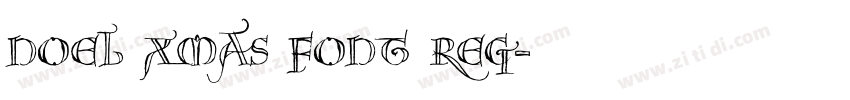 Noel Xmas Font Reg字体转换 Noel Xmas Font Reg字体转换